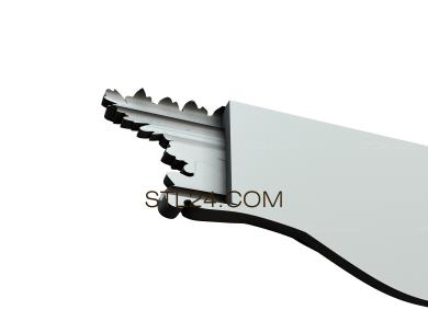 Дверные накладки (DVN_0218) 3D модель для ЧПУ станка